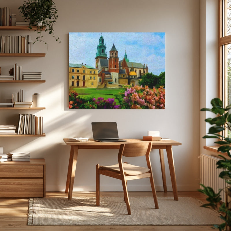 Wawel Cathedral Spring Gardens — Krakow, Poland, view 4