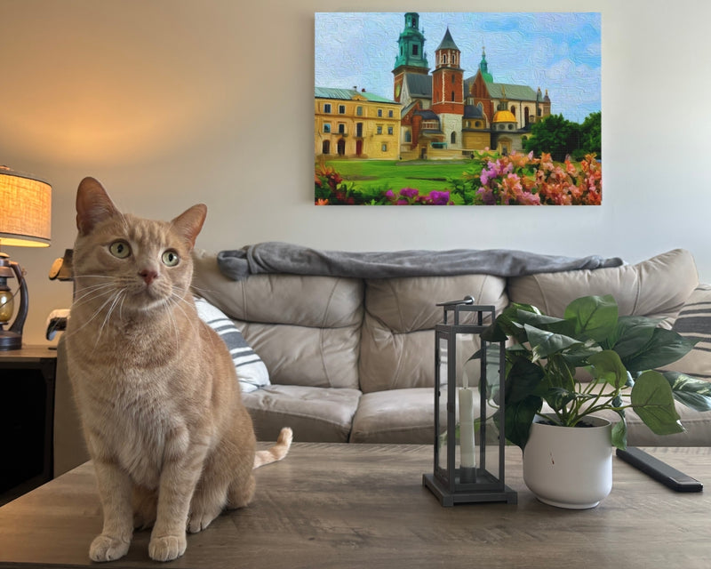 Wawel Cathedral Spring Gardens — Krakow, Poland, view 2