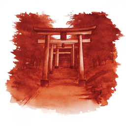 Kyoto canvas wall art