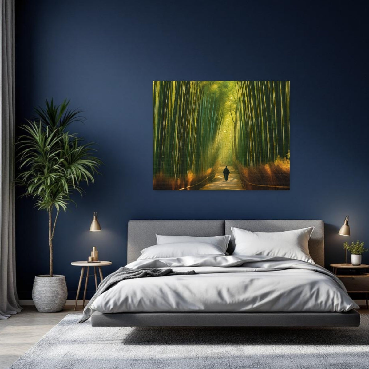 Kyoto, Japan | Arashiyama Bamboo Grove | Original Series Gallery Canvas detail