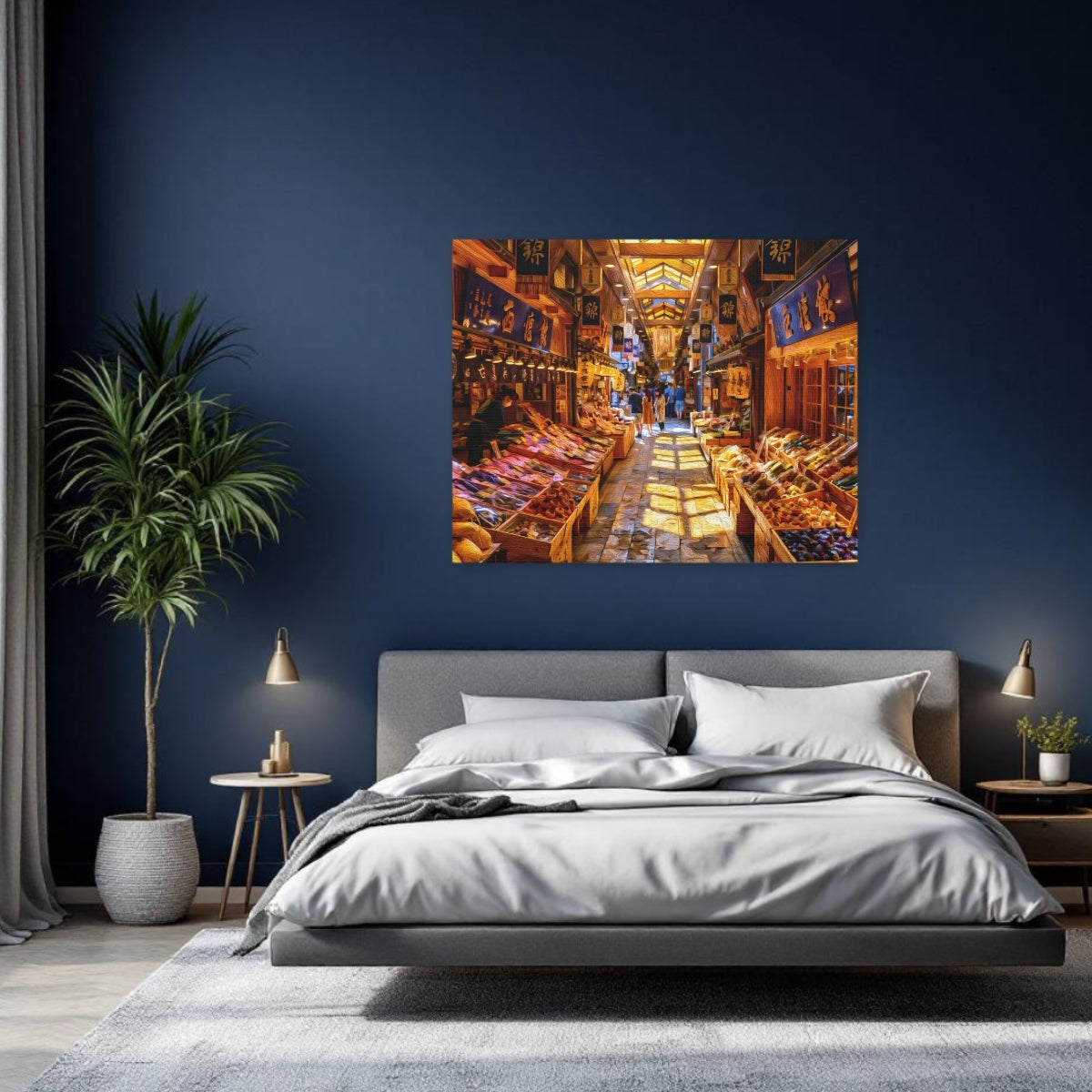 Kyoto, Japan | Nishiki Market Covered Arcade | Original Series Gallery Canvas detail