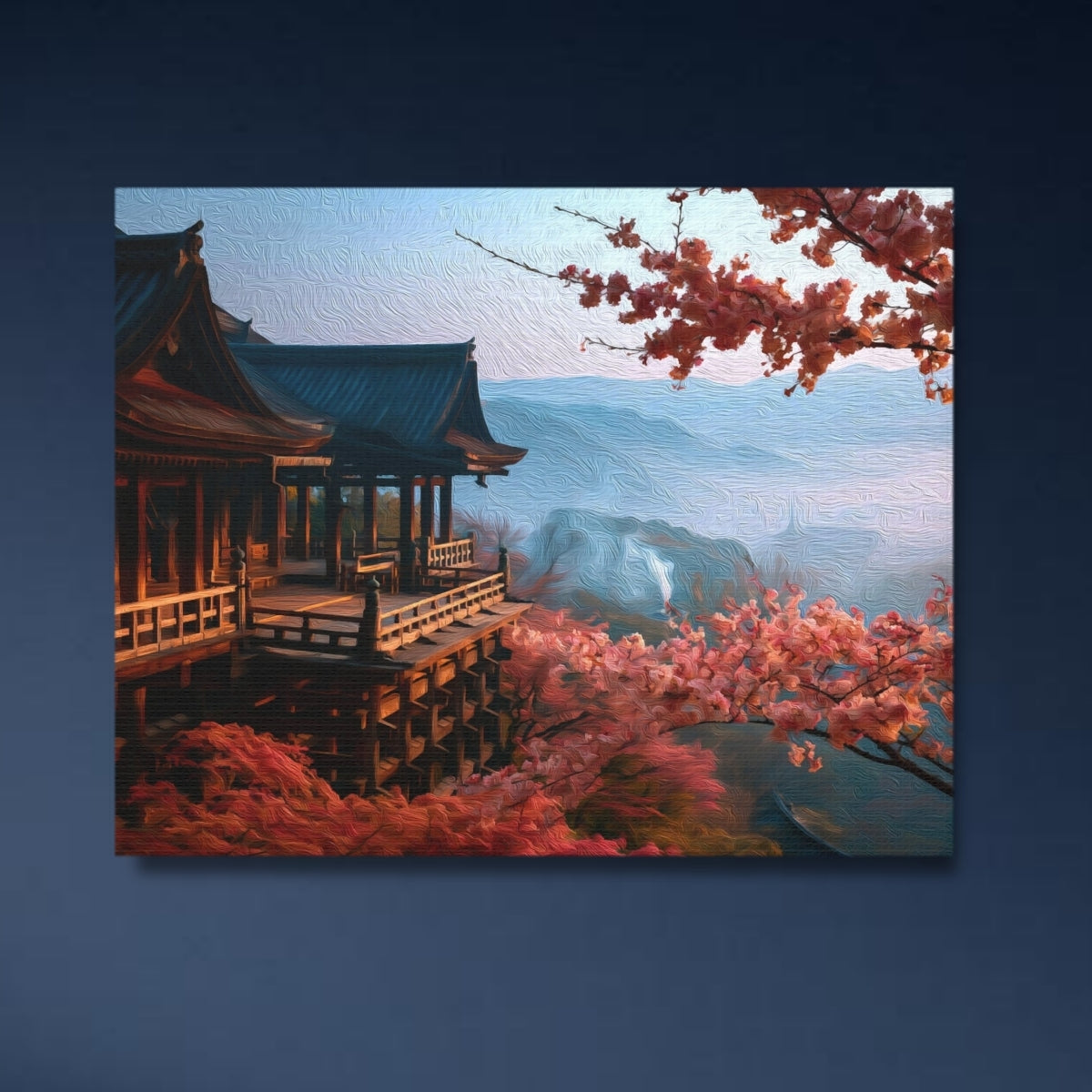 Kyoto, Japan | Kiyomizudera Temple Stage | Original Series Gallery Canvas close-up detail
