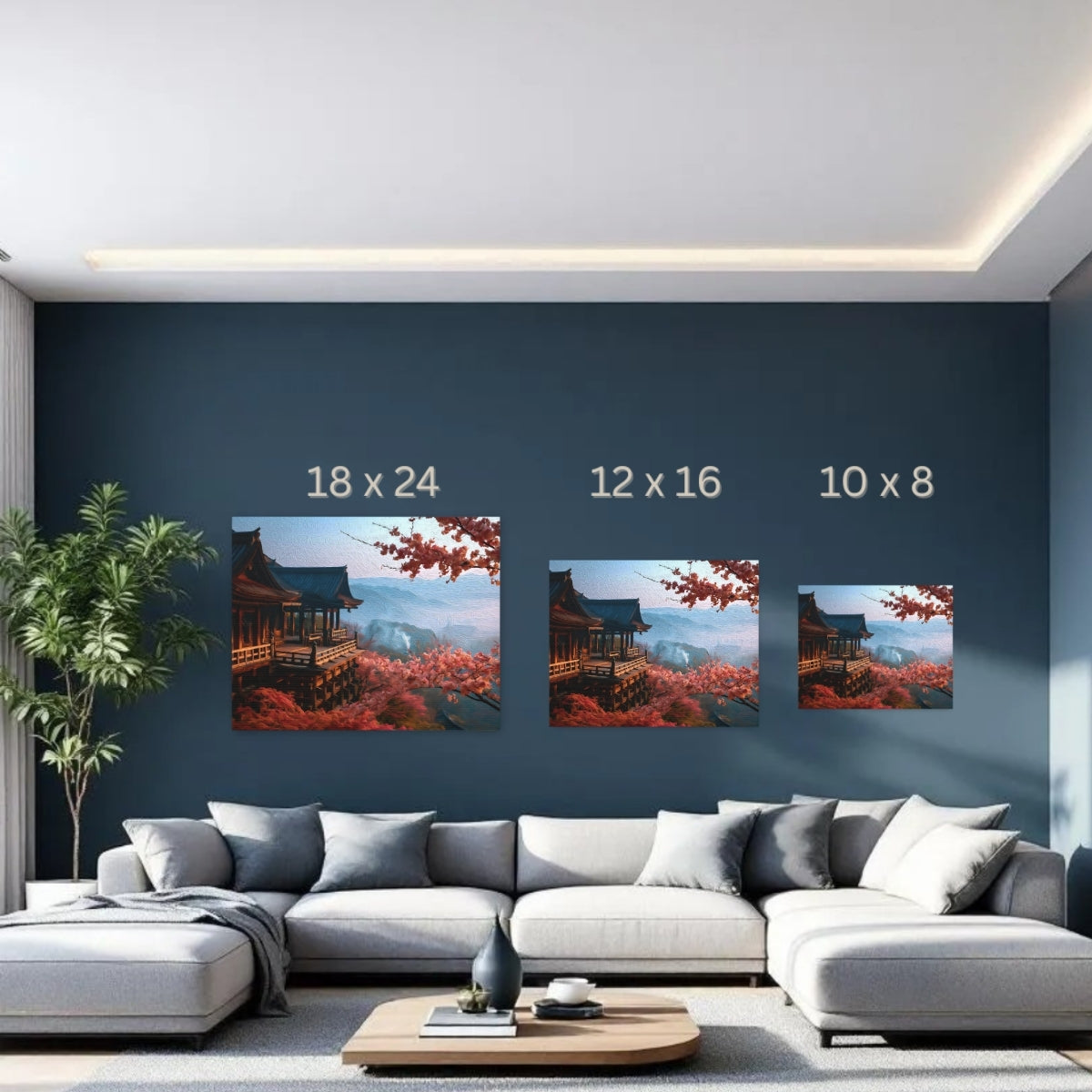 Kyoto, Japan | Kiyomizudera Temple Stage | Original Series Gallery Canvas detail