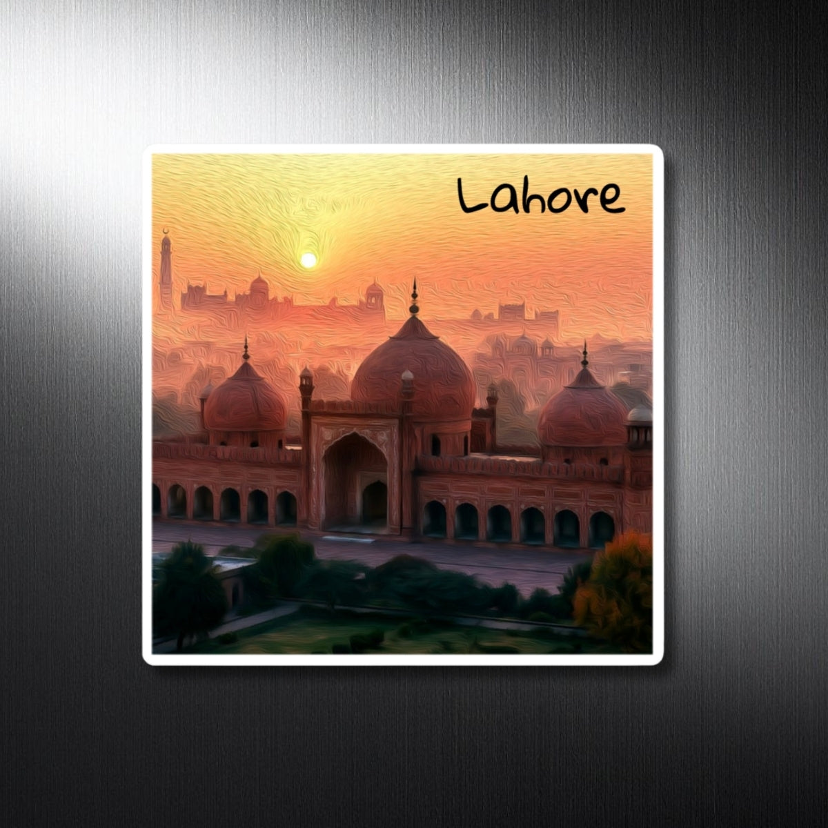 Badshahi Mosque at Sunset — Lahore, Pakistan, study 1
