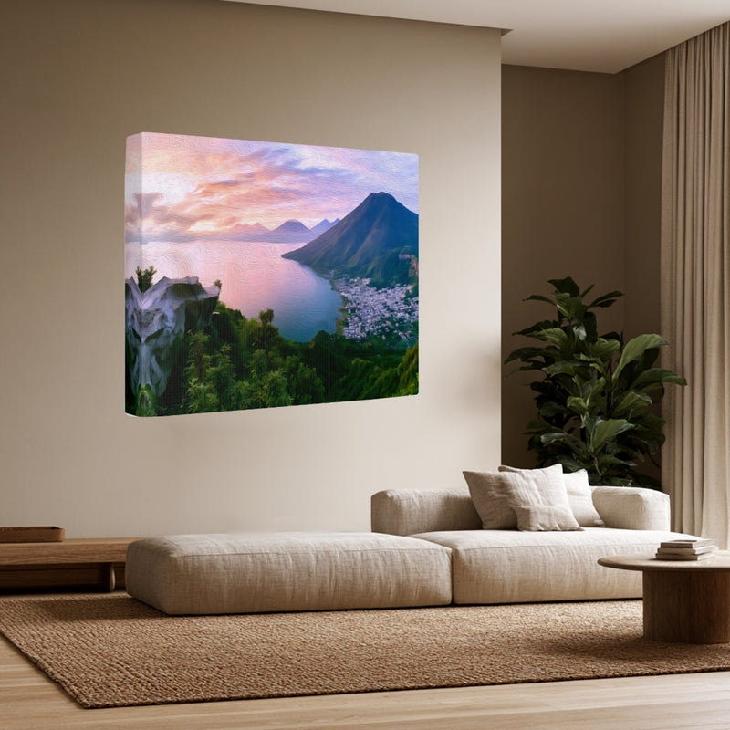 Lake Atitlan San Pedro Volcano — Lake Atitlan, Guatemala, view 3