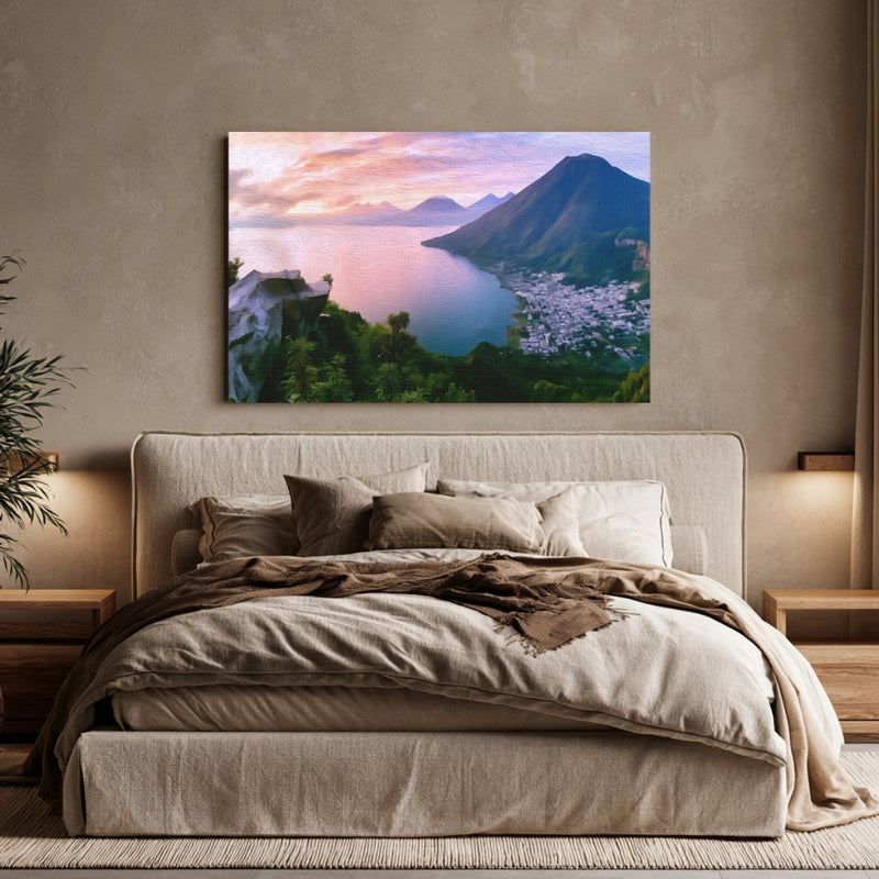 Lake Atitlan San Pedro Volcano — Lake Atitlan, Guatemala, view 6