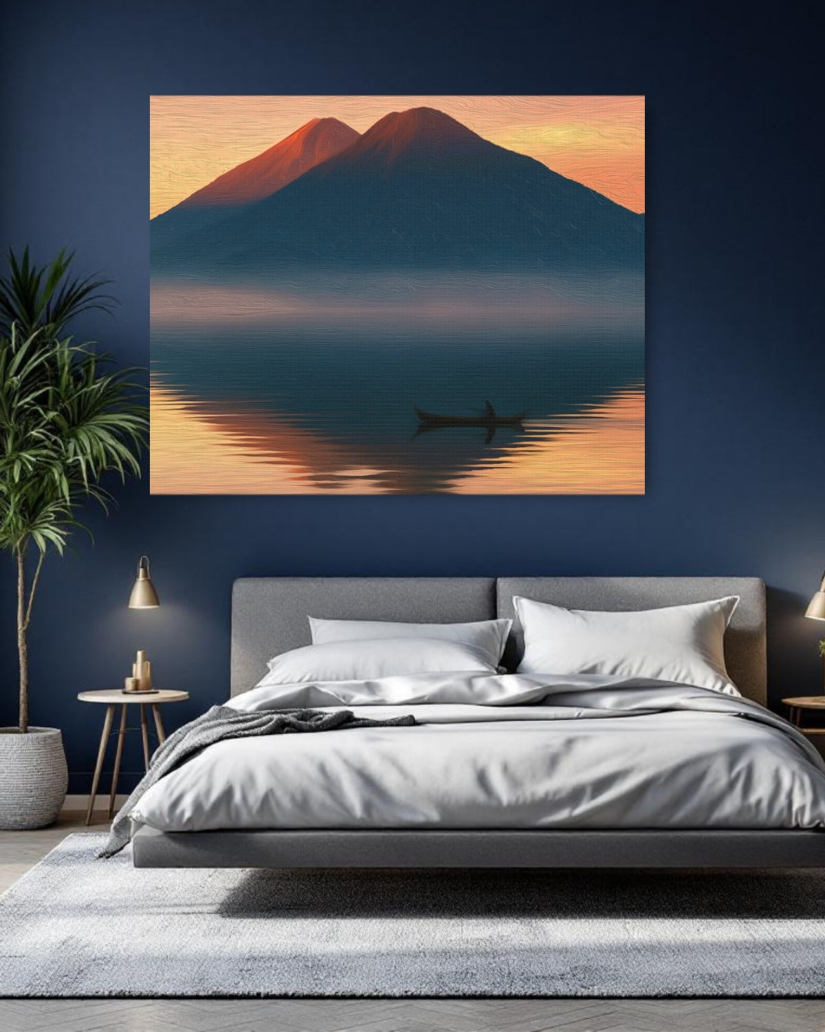 Lake Atitlan Volcano Sunrise — Lake Atitlan, Guatemala, study 1