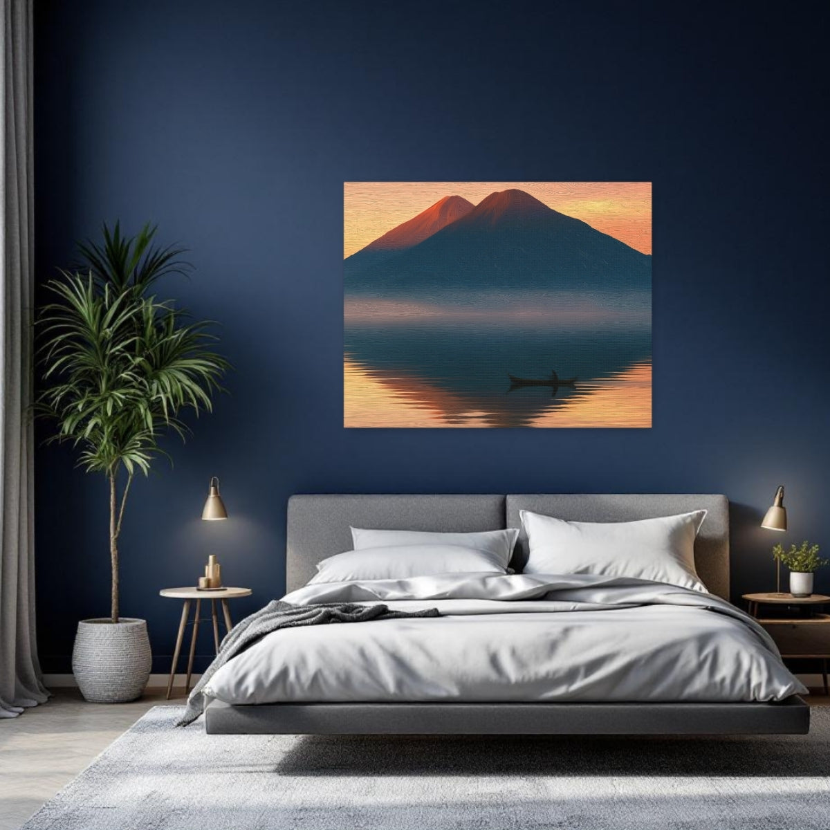 Lake Atitlan Volcano Sunrise — Lake Atitlan, Guatemala, study 2