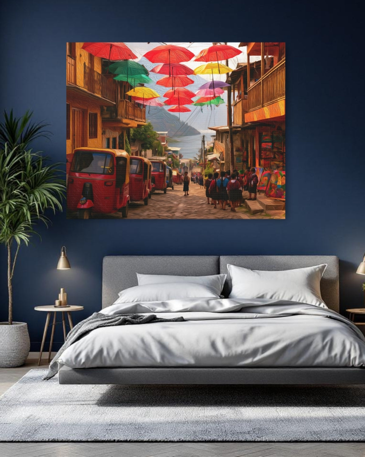 San Pedro La Laguna Street Scene — Lake Atitlan, Guatemala, study 1