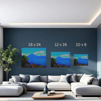 Volcanic Lake Tropical Shore — study 3 thumbnail