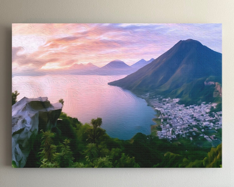 Lake Atitlan San Pedro Volcano — Lake Atitlan, Guatemala