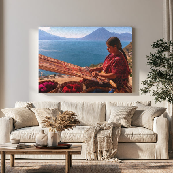 Lake Atitlan Volcanic Shoreline Weaver