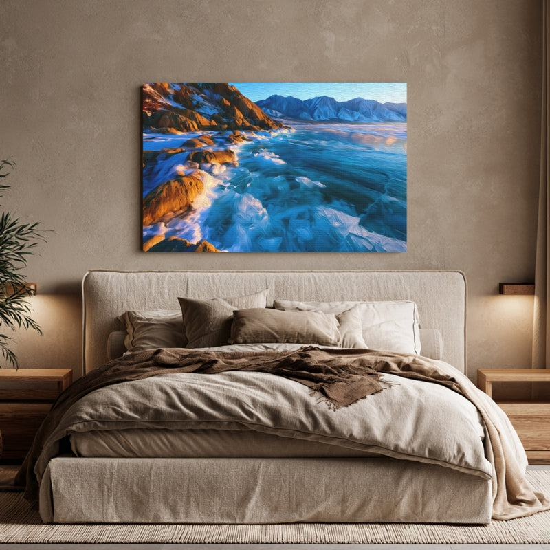 Rocky Shores Turquoise Waters — Lake Baikal, Russia, view 6