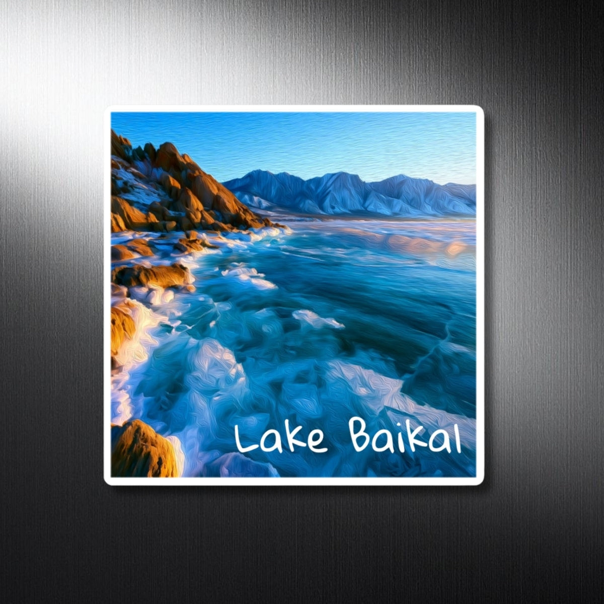 Rocky Shores Turquoise Waters — Lake Baikal, Russia, study 1