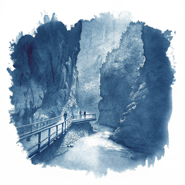 Lake Bled watercolor
