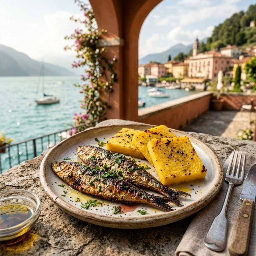 Local cuisine study in Lake Como, Italy