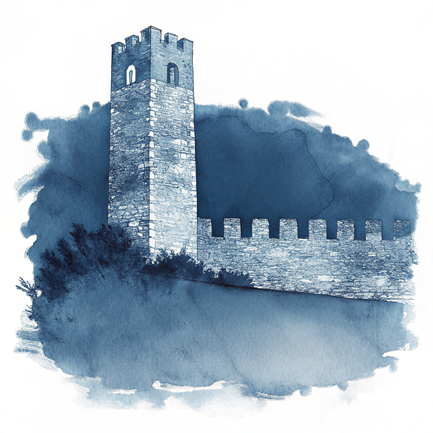 Lake Como watercolor