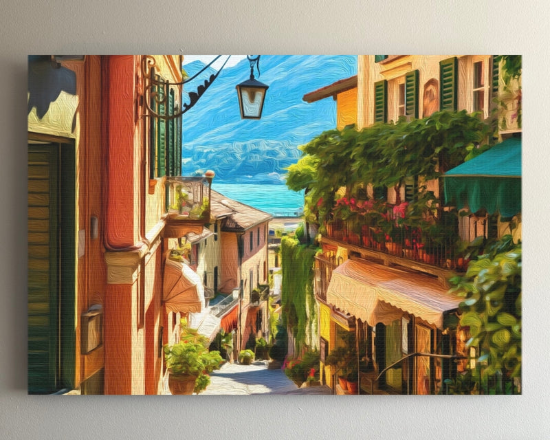 Bellagio Old Town Alley — Lake Como, Italy