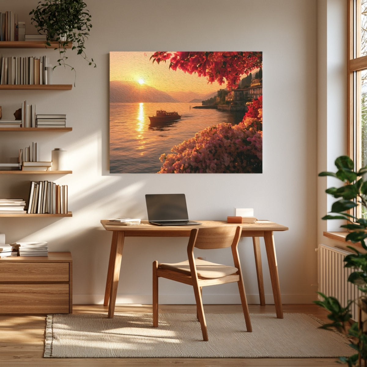 Lake Como Bellagio Sunset — Lake Como, Italy, view 3