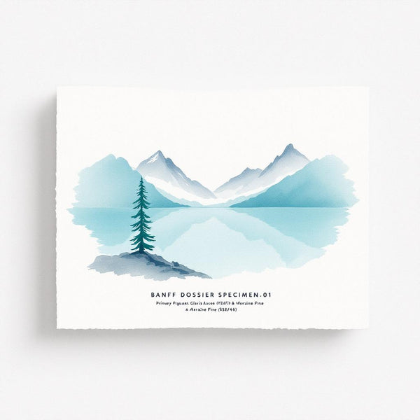 Botanical and pigment specimen study for Banff National Park, Canada