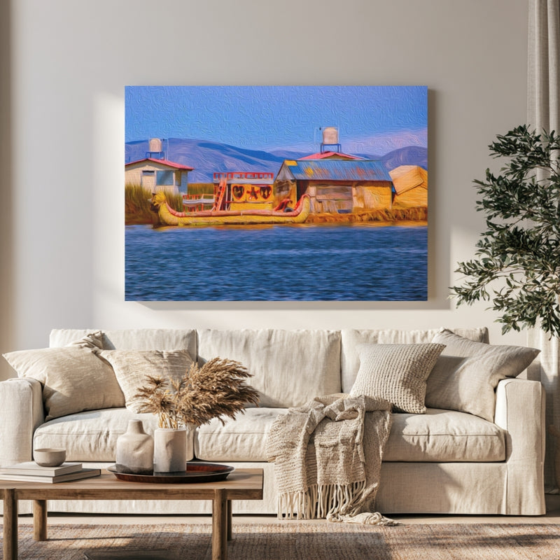 Floating Islands Reed Boats — Lake Titicaca, Peru, view 1