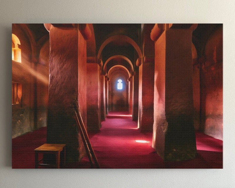 Bete Medhane Alem Interior — Lalibela, Ethiopia