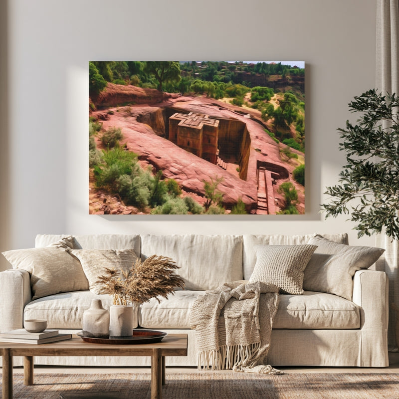 Bete Giyorgis Rock Church — Lalibela, Ethiopia, view 1