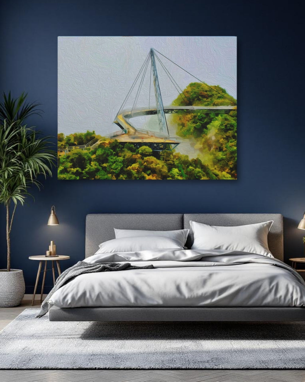 Langkawi, Malaysia | Langkawi Sky Bridge | Original Series Gallery Canvas detail