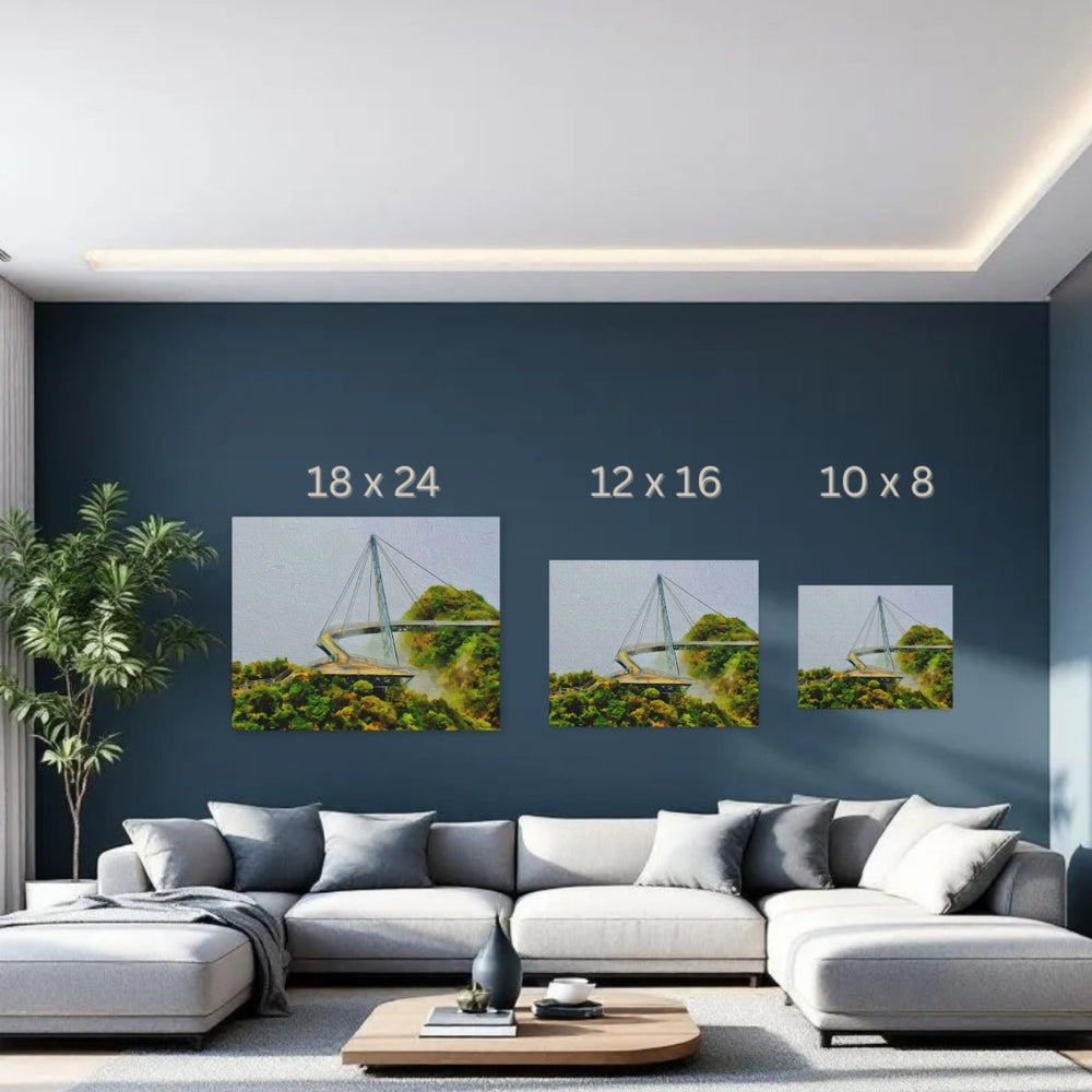 Langkawi, Malaysia | Langkawi Sky Bridge | Original Series Gallery Canvas detail