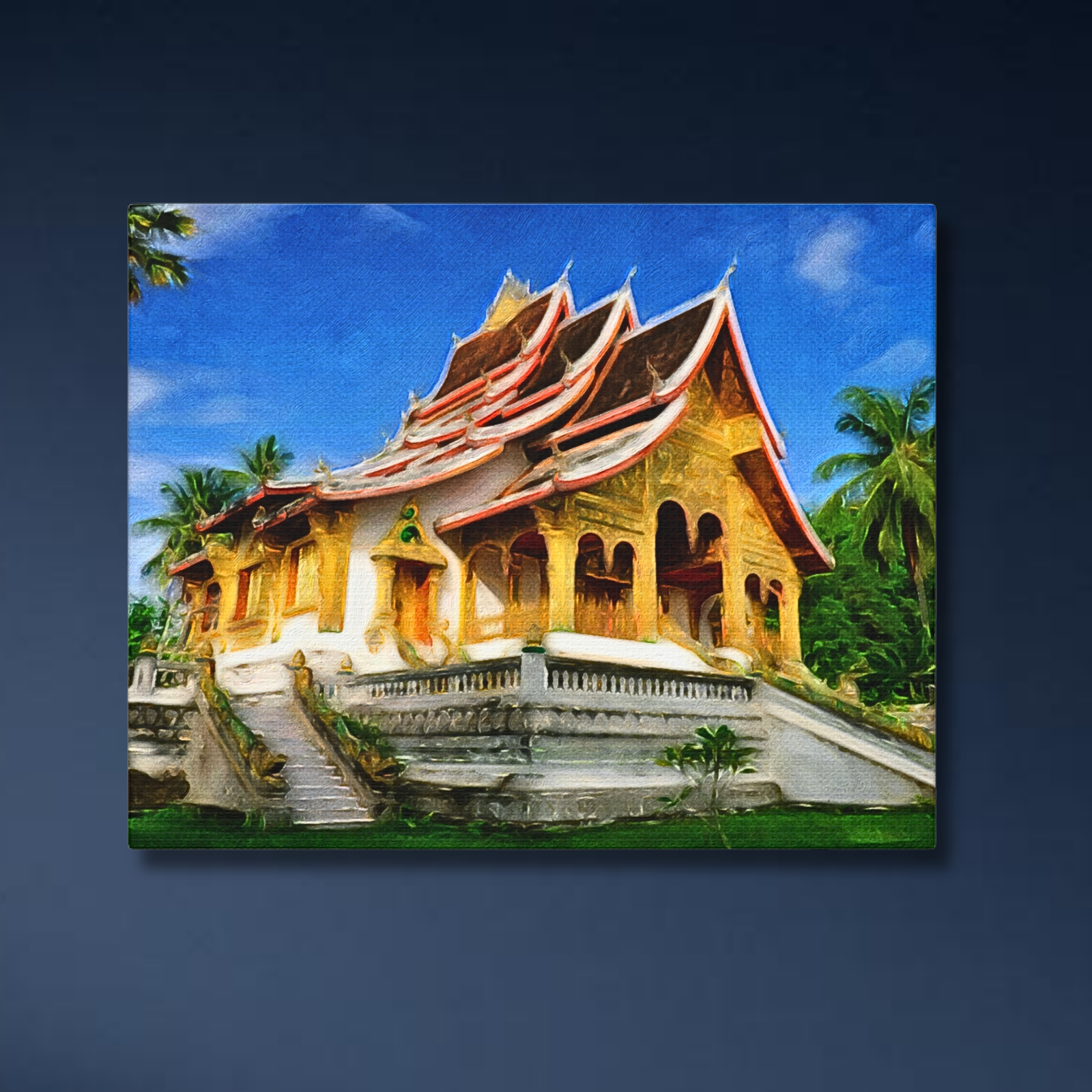 Luang Prabang, Laos  | Original Series Canvas — Luang Prabang, Laos, close-up detail