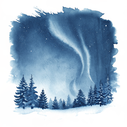 Lapland canvas wall art