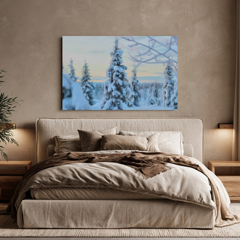 Snowy Lapland Winter Forest — Lapland, Finland, view 6