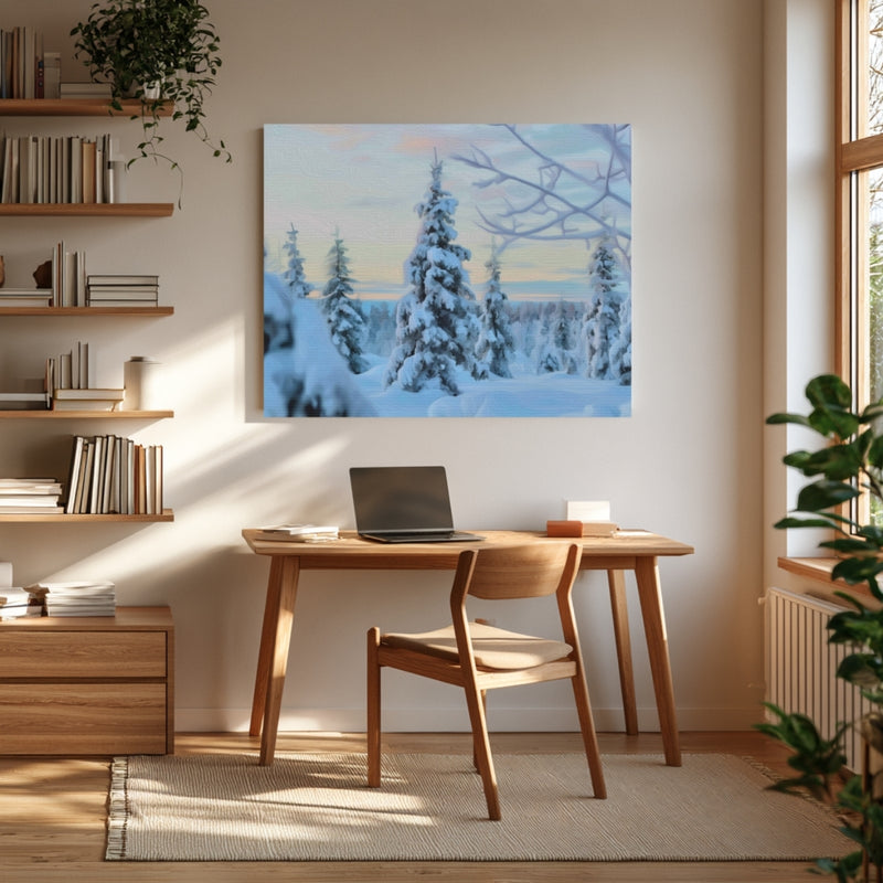 Snowy Lapland Winter Forest — Lapland, Finland, view 4