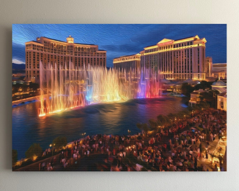 Bellagio Fountains Night Show — Las Vegas, Nevada
