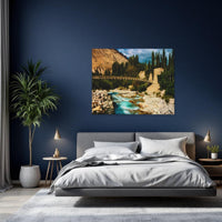 Mountain River Bridge Scene — study 2 thumbnail