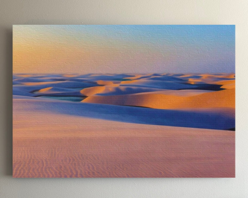 Sand Dunes and Lagoons — Lençóis Maranhenses, Brazil