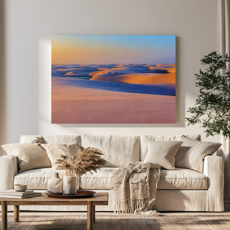 Sand Dunes and Lagoons — Lençóis Maranhenses, Brazil, view 1