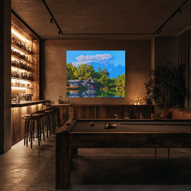 Black Dragon Pool Pavilion — Lijiang, China, view 7