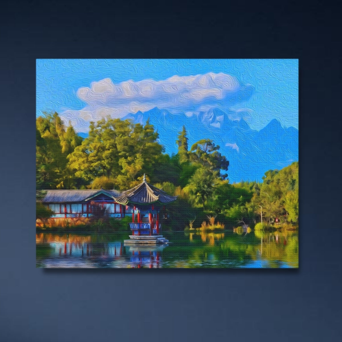 Black Dragon Pool Pavilion — Lijiang, China, close-up detail