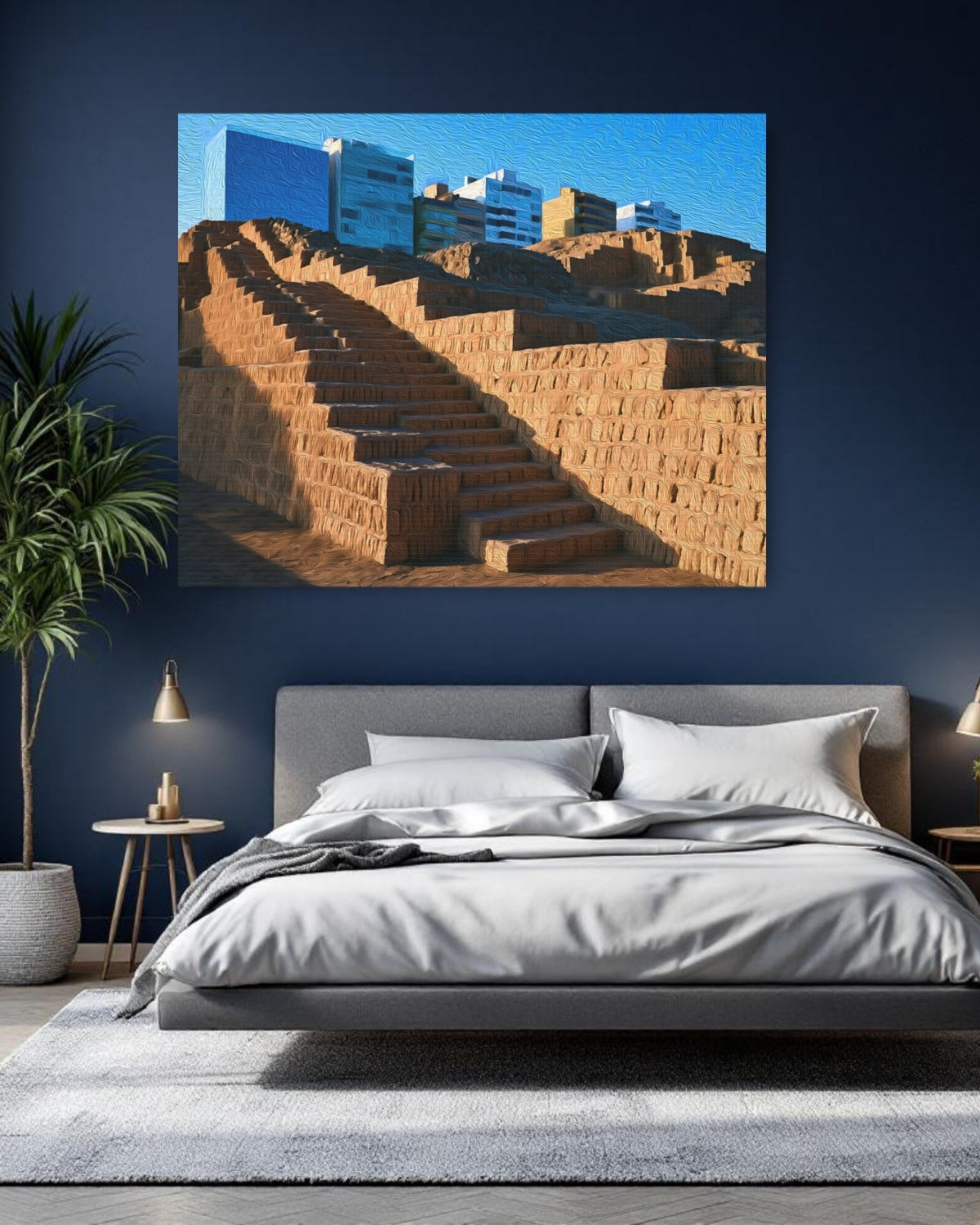 Huaca Pucllana Ancient Pyramid — Lima, Peru, study 1