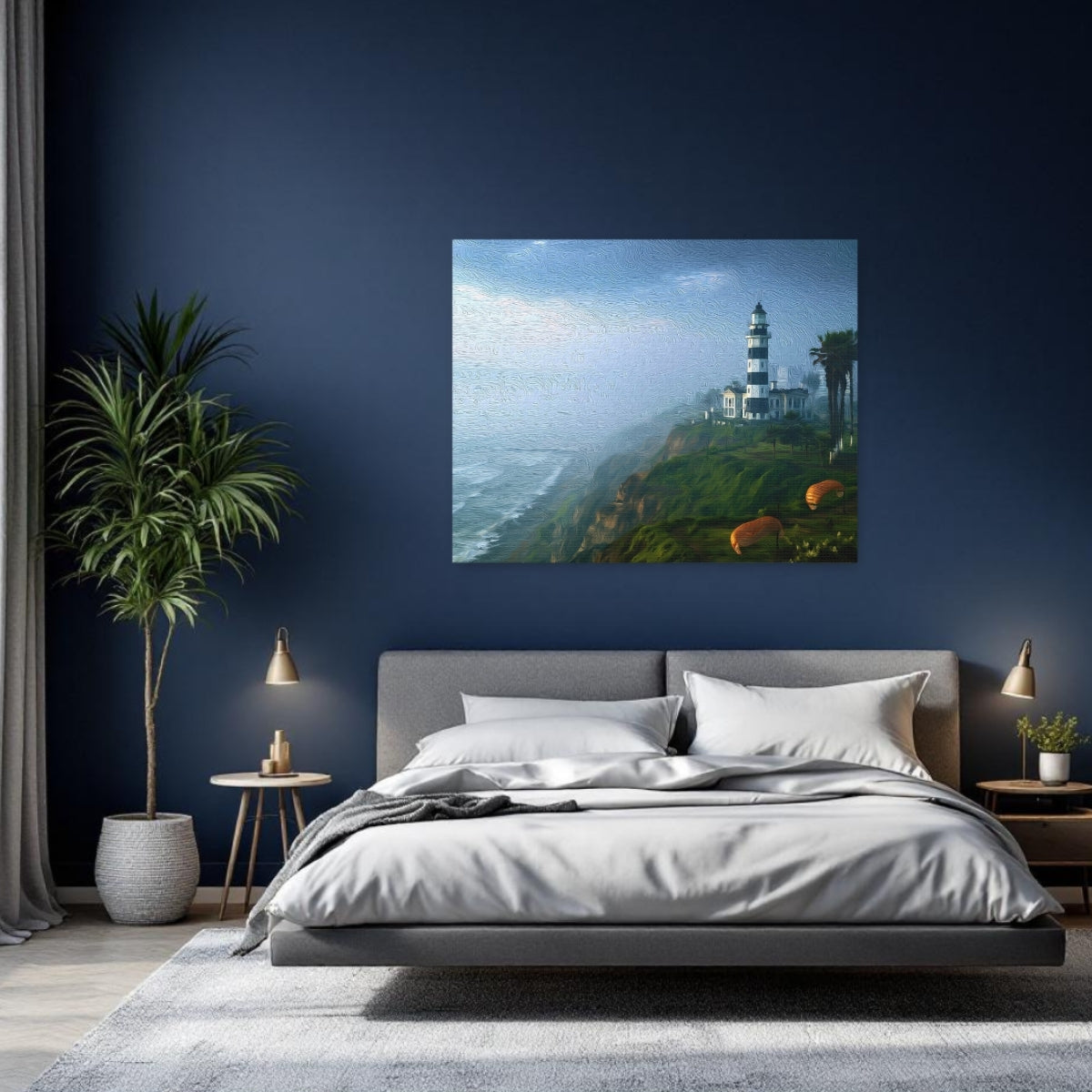 Miraflores Coastal Lighthouse Cliffs — Lima, Peru, study 2