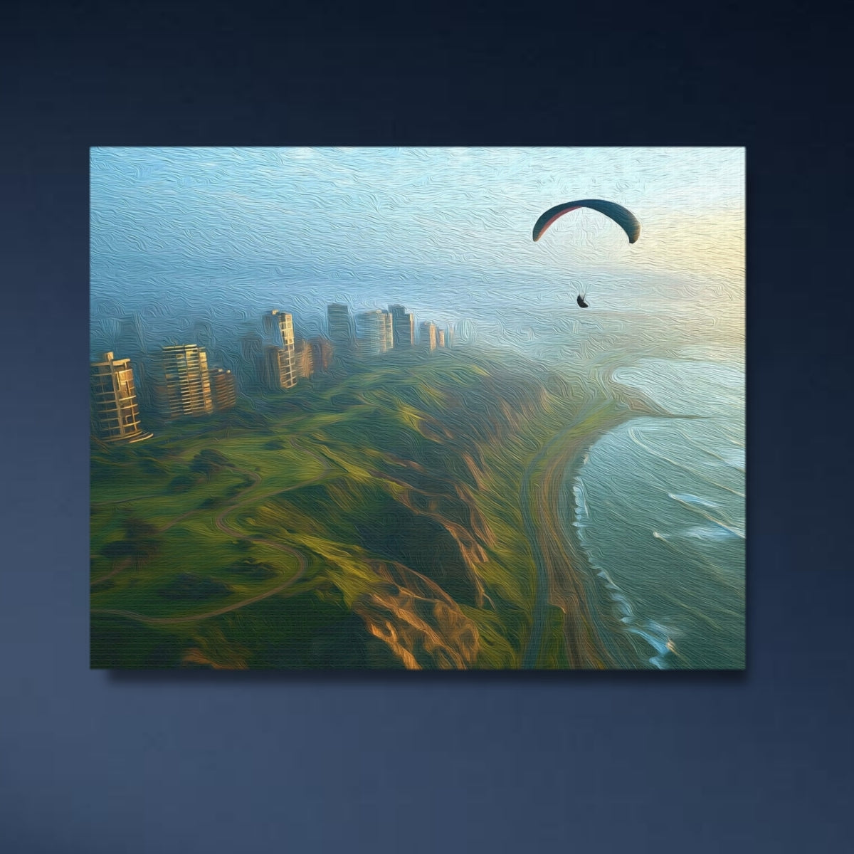 Miraflores Coastal Cliffs Paragliding — Lima, Peru, study 4