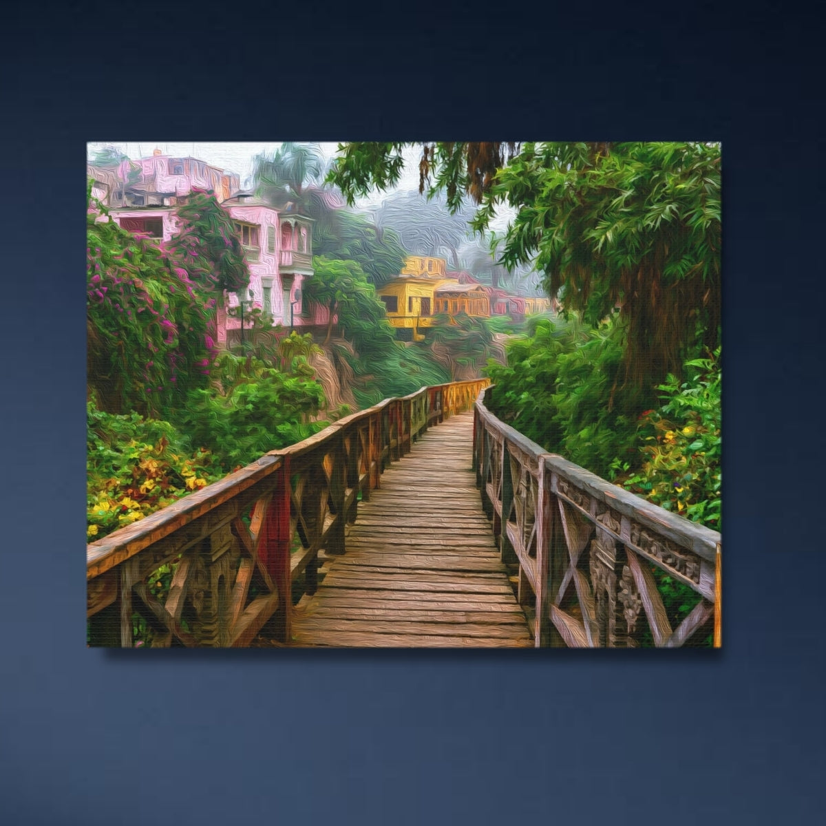 Barranco District Wooden Bridge — Lima, Peru, study 4