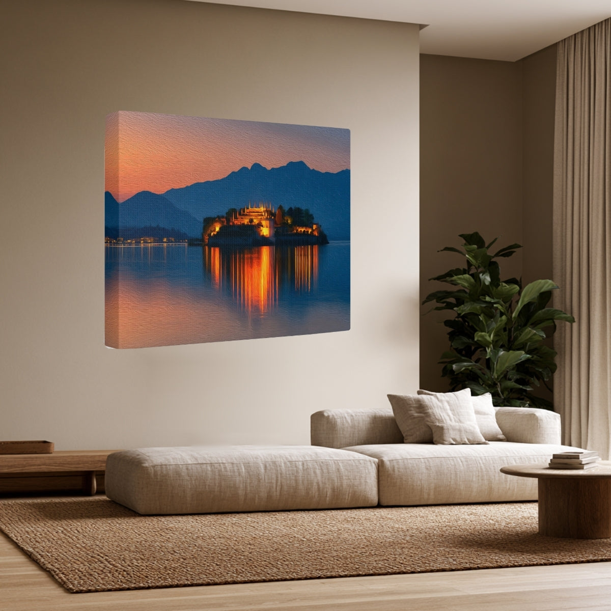 Isola Bella at Dusk — Locarno, Switzerland, view 2