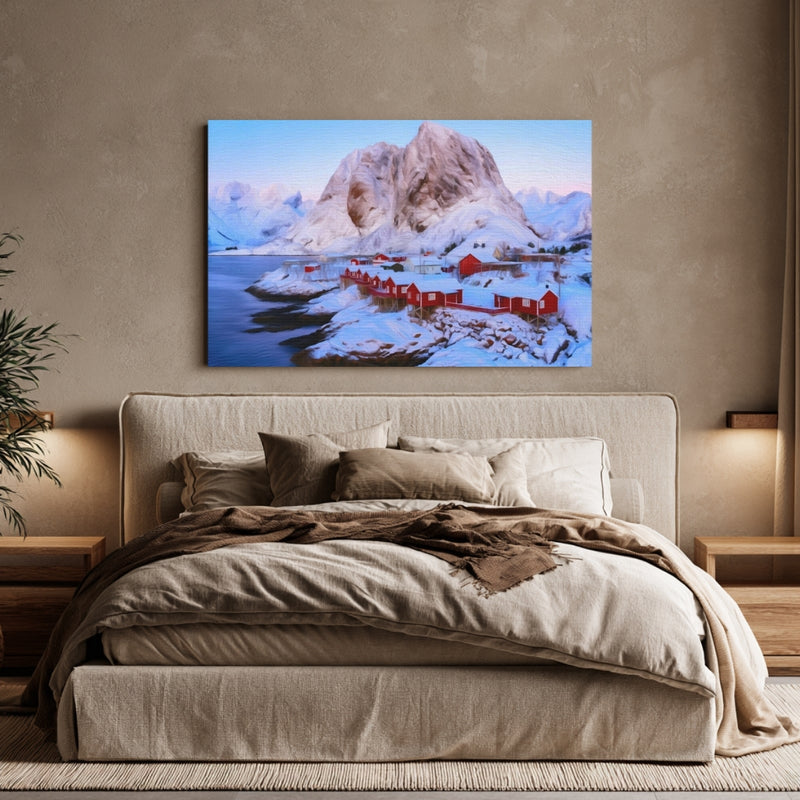 Hamnøy Village Rorbuer At Dawn — Lofoten Islands, Norway, view 6