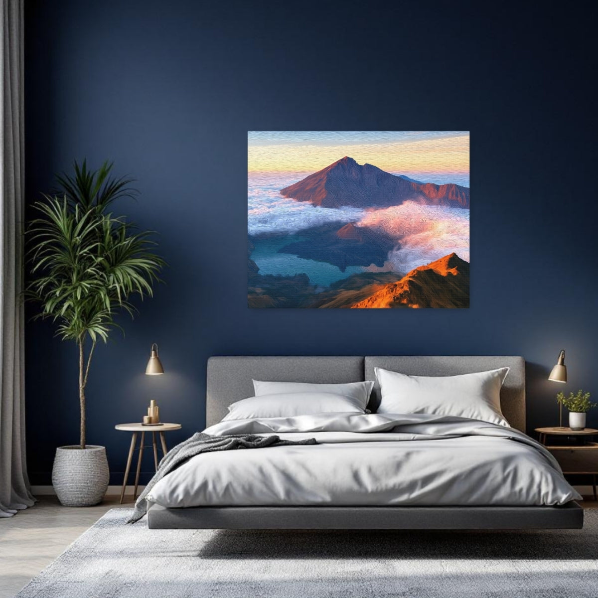 Mount Rinjani Volcano Sunrise — Lombok, Indonesia, study 2