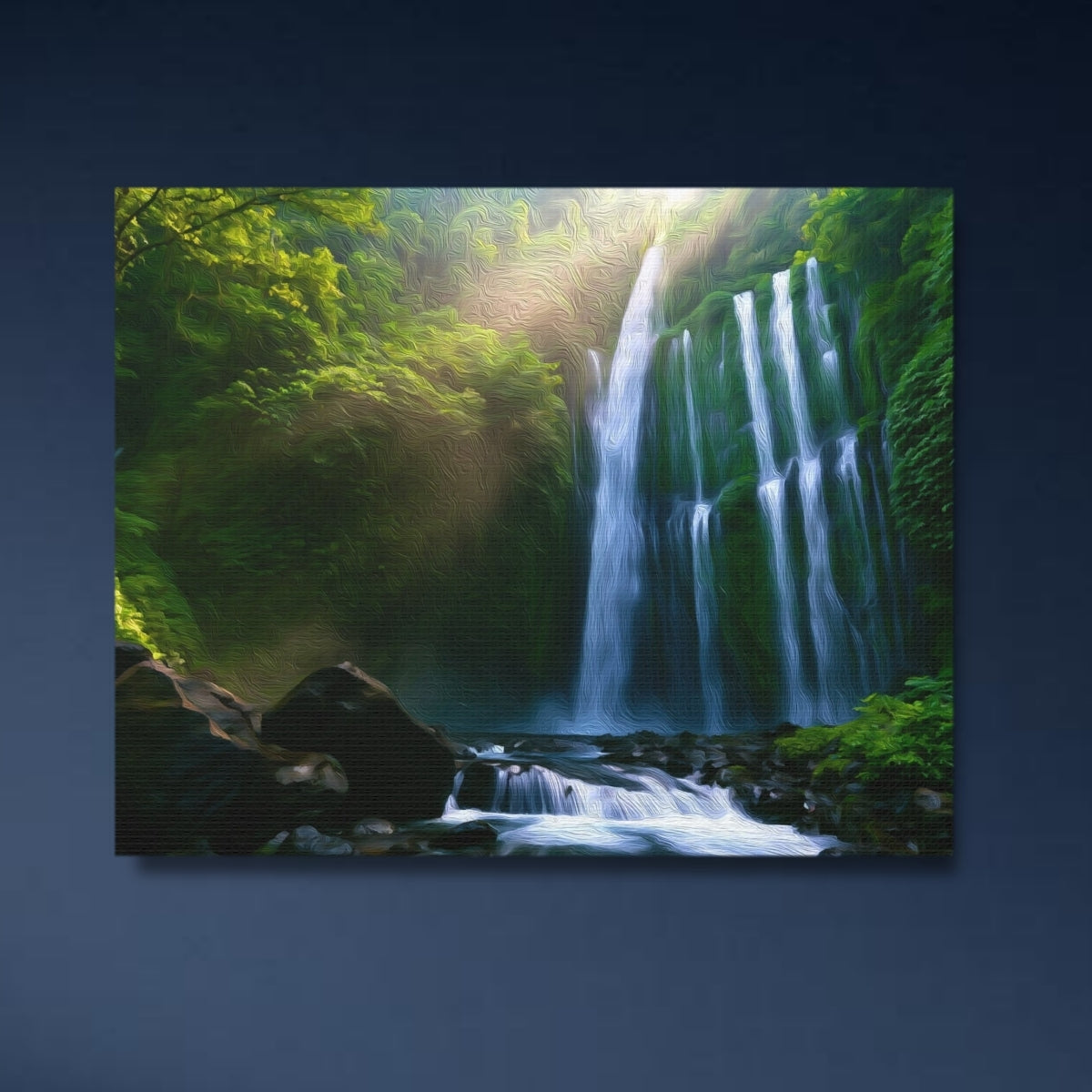 Tiu Kelep Waterfall Lombok — Lombok, Indonesia, close-up detail