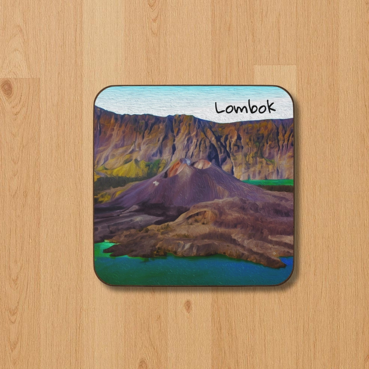 Volcanic Crater Lake Vista — Lombok, Indonesia, study 1