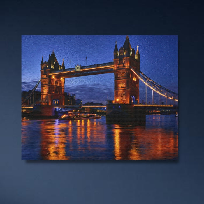 London, England | Tower Bridge Thames River | Original Series Gallery Canvas