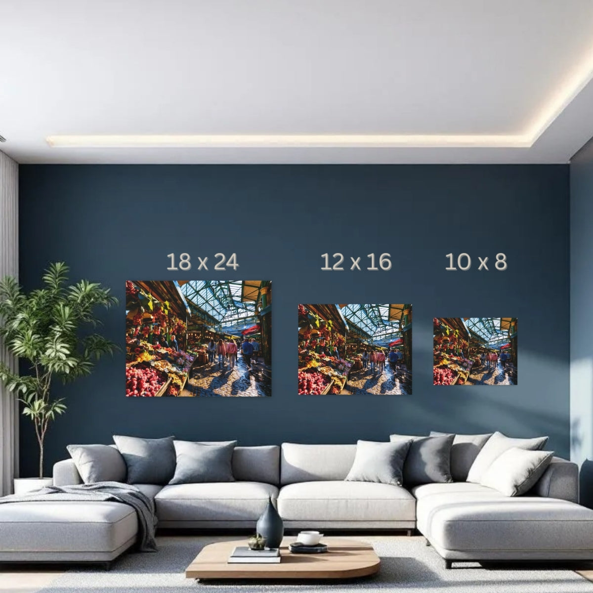 London, England | Borough Market London | Original Series Gallery Canvas detail